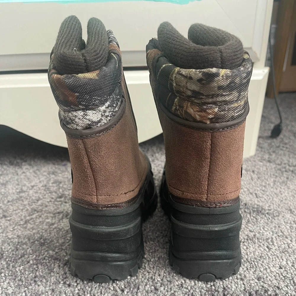Itasca Snow Stomper Mossy Oak Winter Boots Child Size 12 NEW